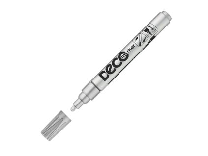 lakovy popisovac 2 4 mm ico decomarker strieborny