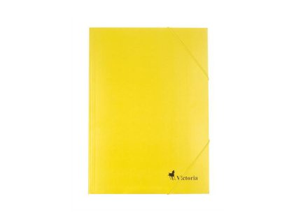 doska s gumickou kartonova a4 victoria zlta