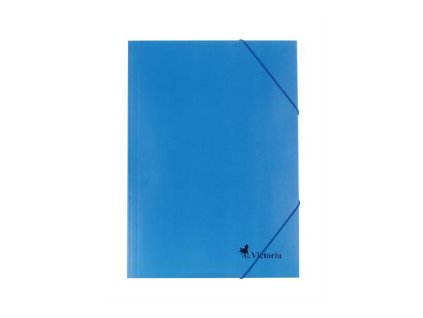 doska s gumickou kartonova a4 victoria modra