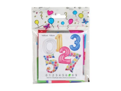 balon narodeninovy 100 cm hviezdy v tvare cisla 6