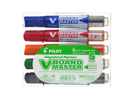 popisovac na tabule 2 3 mm kuzelovy pilot v board master 5ks sada