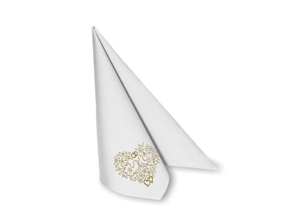 obrusky airlaid 40 x 40 cm svadba 50 ks