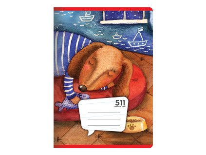 zosit a5 10 listovy linajkovy 511 s 1 pomoc linkou