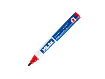 popisovac milan permanent marker 4 mm cerveny