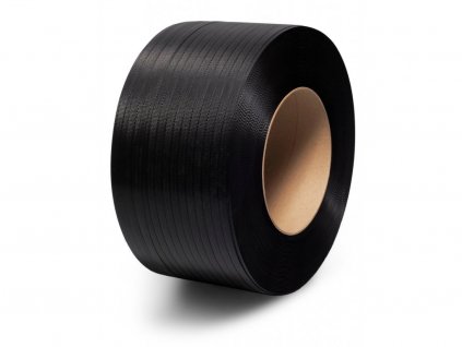 PP viazacia páska čierna 10x0,45 - 200mm - 3500m PPP002  161 13