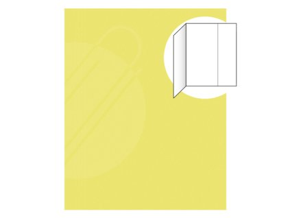 odkladacia mapa s 1 klopou eko 251 zlta