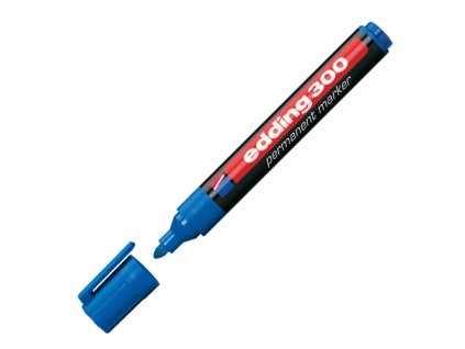 permanentny popisovac edding 300 modry