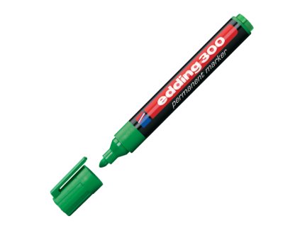 permanentny popisovac edding 300 zeleny