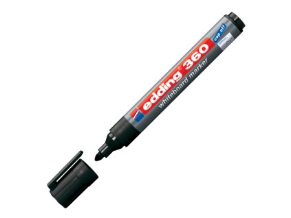 popisovac na biele tabule edding 360 cierny
