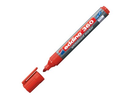 popisovac na biele tabule edding 360 cerveny