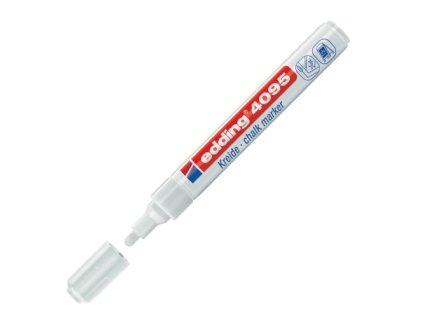 popisovac na sklo edding 4095 biely