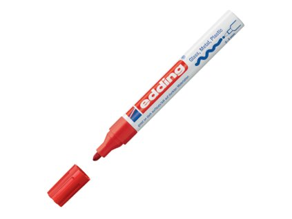 lakovy popisovac edding 750 cerveny