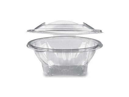 miska okruhla priehladna s vieckom 1000ml pet 18 8x10cm 50ks