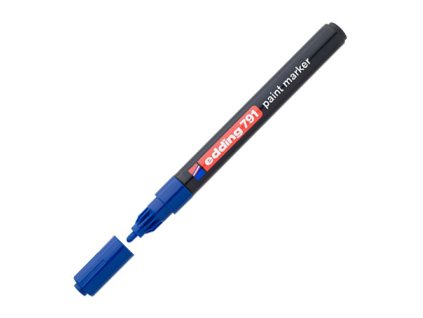 popisovac lakovy edding 791 modry