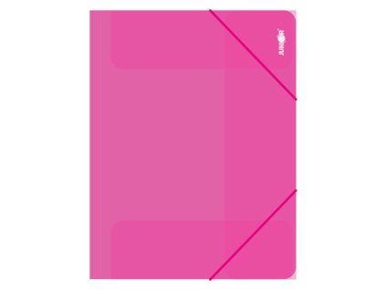 zakladacia mapa s gumickou pp a4 priehladna cervena