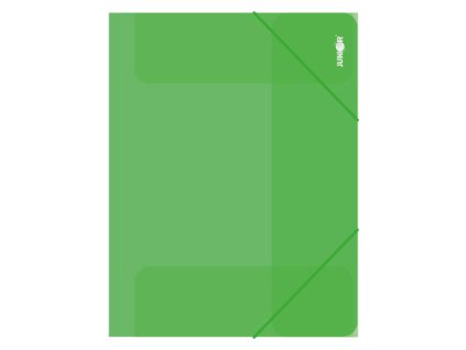 zakladacia mapa s gumickou pp a4 priehladna zelena