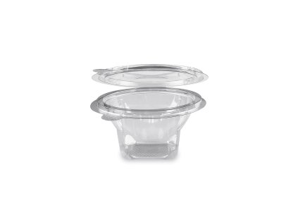 miska okruhla priehladna s vieckom 250 ml pet 50 ks