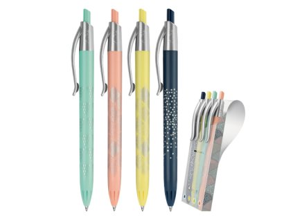 pero gulockove milan p1 silver 1 0 mm sada 4 ks