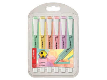 zvyraznovac stabilo swing cool pastel sada 6ks