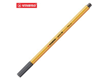 liner stabilo point 88 tmavo sedy