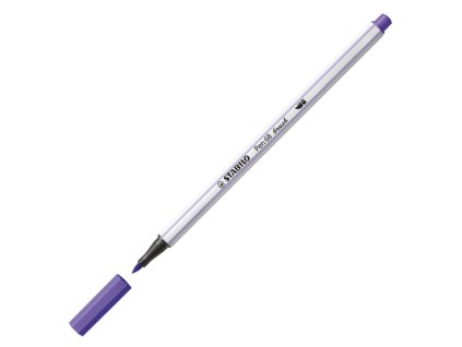 fix so stetcovym hrotom pre rozne sirky ciar stabilo pen 68 brush svetlo fialovy