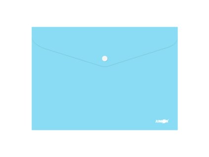 obal s patentkou pp a4 pastel modry
