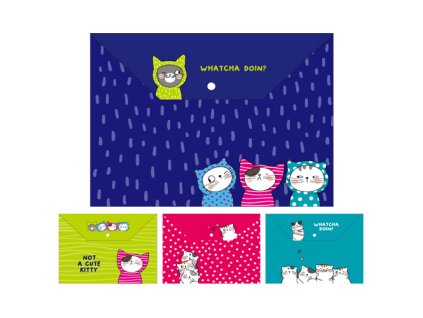 obal pp s patentkou m g a4 so many cats mix 1ks