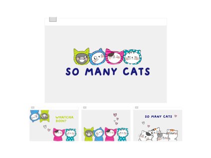 obal pvc uzatvaratelny m g a5 so many cats mix 1ks