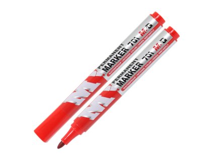 permanentny popisovac m g 701 8566 cerveny