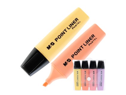 zvyraznovac m g point liner pastel sada 4 ks