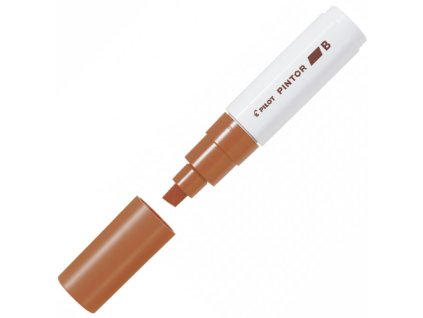 pintor po broad akrylovy popisovac hneda