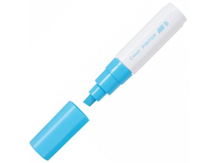 pintor po broad akrylovy popisovac pastelova modra