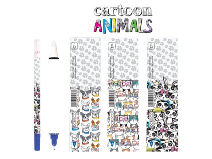 zmizik a popisovac cartoon animals