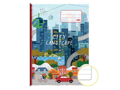 zosit a4 20 listovy linajkovy 424 city landscape