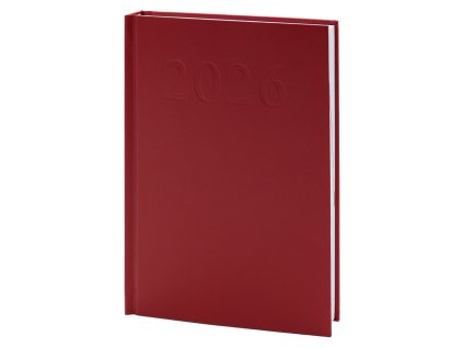 diar a5 1 strana 1 den 2026 standard bordovy