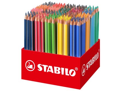 trojhranne farbicky stabilo trio hruba 300 ks 20 roznych farieb