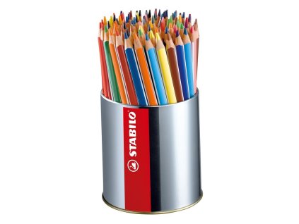 trojhranne farbicky stabilo trio hruba 92 ks box 18 roznych farieb