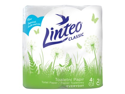 toaletny papier linteo classic 4 ks 2 vrstvovy 15m