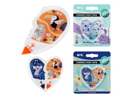 korektor paska m g animals know 5 mm x 10 m sada 2 ks