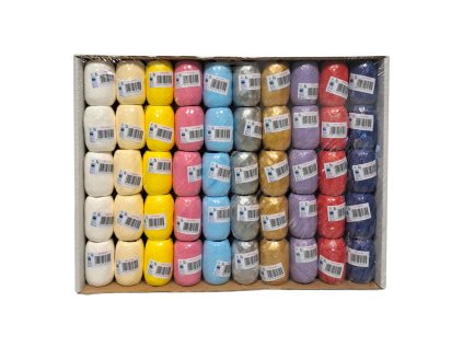 stuha stahovacia v klbku 5 mm 20 m hladka mix farieb 1ks