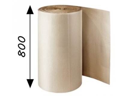 Vlnitá lepenka 800mm x 100m