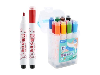 fixy vodove s peciatkou little bear sada 12 ks