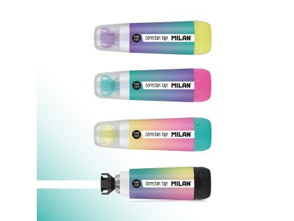 korektor paska milan sunset series 5 mm x 6 m 4 farby