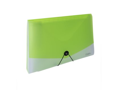 organizer na dokumenty s gumickou pp a4 opaline 13 priehradiek cira zelena