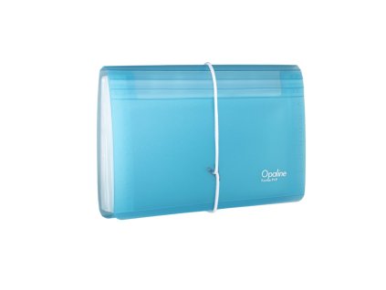 organizer na dokumenty s gumickou pp dl opaline 13 priehradiek cira modra