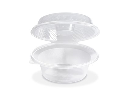 salatova miska pp s vieckom na dresing misku priehladna 2100ml 25 ks