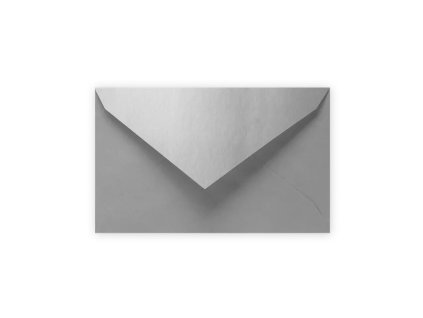 farebna obalka 120 x 195 mm perletova strieborna 6ks