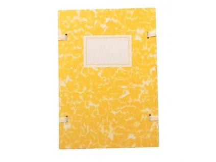 spisova doska a4 so snurkami zlty mramor