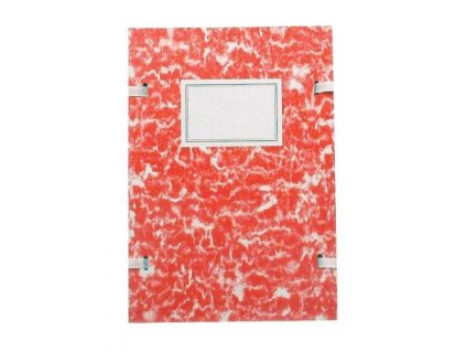 spisova doska a4 so snurkami cerveny mramor