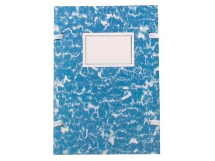 spisova doska a4 so snurkami modry mramor